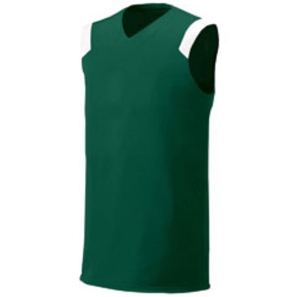 Youth Moisture Management V Neck Muscle Shirt Thumbnail