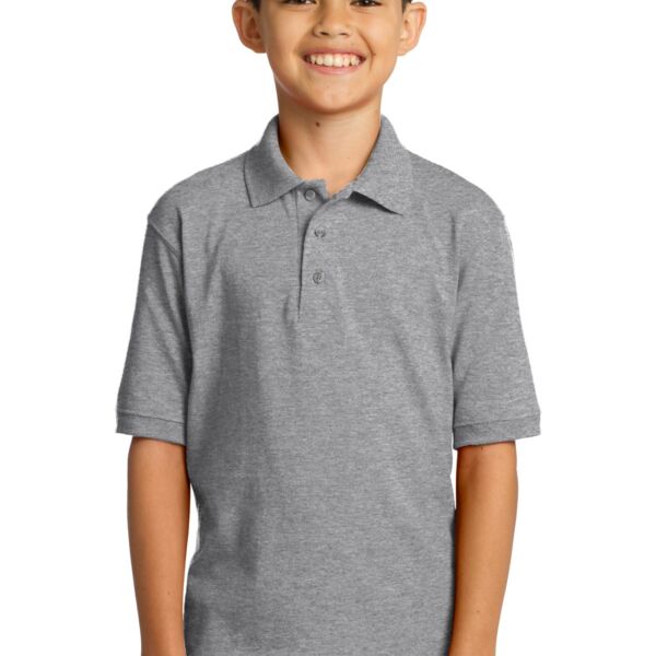 Youth Core Blend Jersey Knit Polo Thumbnail
