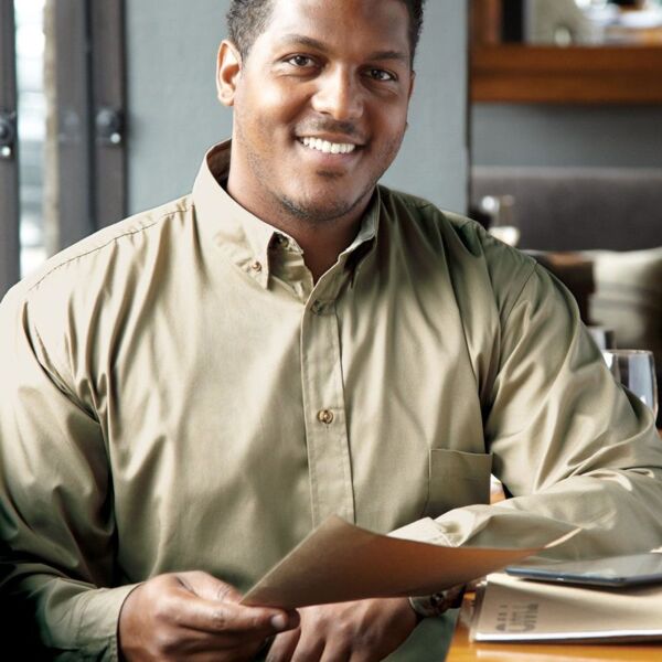 Long Sleeve Twill Shirt Tall Sizes Thumbnail