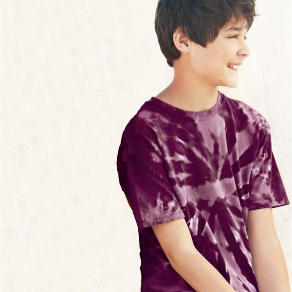 Youth Tone-on-Tone Pinwheel Tie-Dyed T-Shirt Thumbnail
