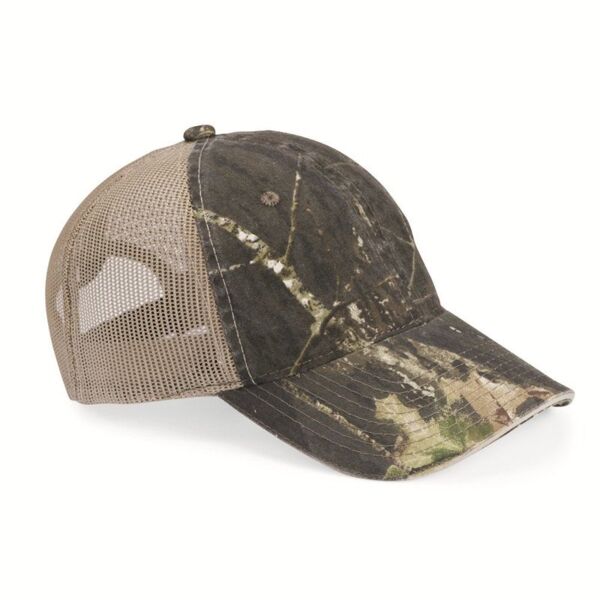 Washed Brushed Mesh-Back Camo Cap Thumbnail