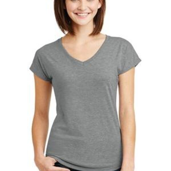 Ladies Tri Blend V Neck Tee Thumbnail