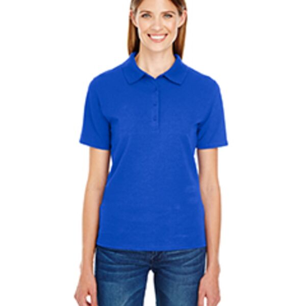 Ladies' 6.5 oz. X-Temp® Piqué Short-Sleeve Polo with Fresh IQ Thumbnail