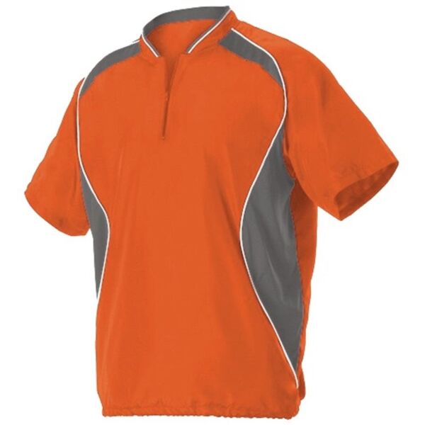 Youth Short Sleeve Baseball Batters Jacket Thumbnail