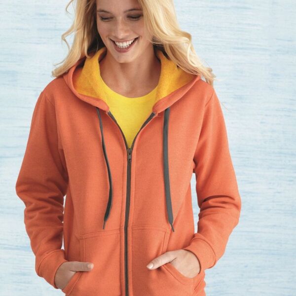 Heavy Blend™ Women's Vintage Full-Zip Hooded Sweatshirt Thumbnail