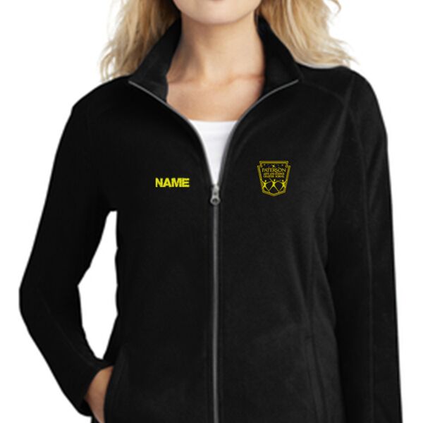 Ladies Microfleece Jacket (LOGO W/ NAME) Thumbnail