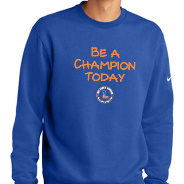 Club Fleece Sleeve Swoosh Crew Thumbnail